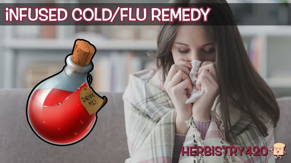 Cannabis cold flu remedy infused ginger tea