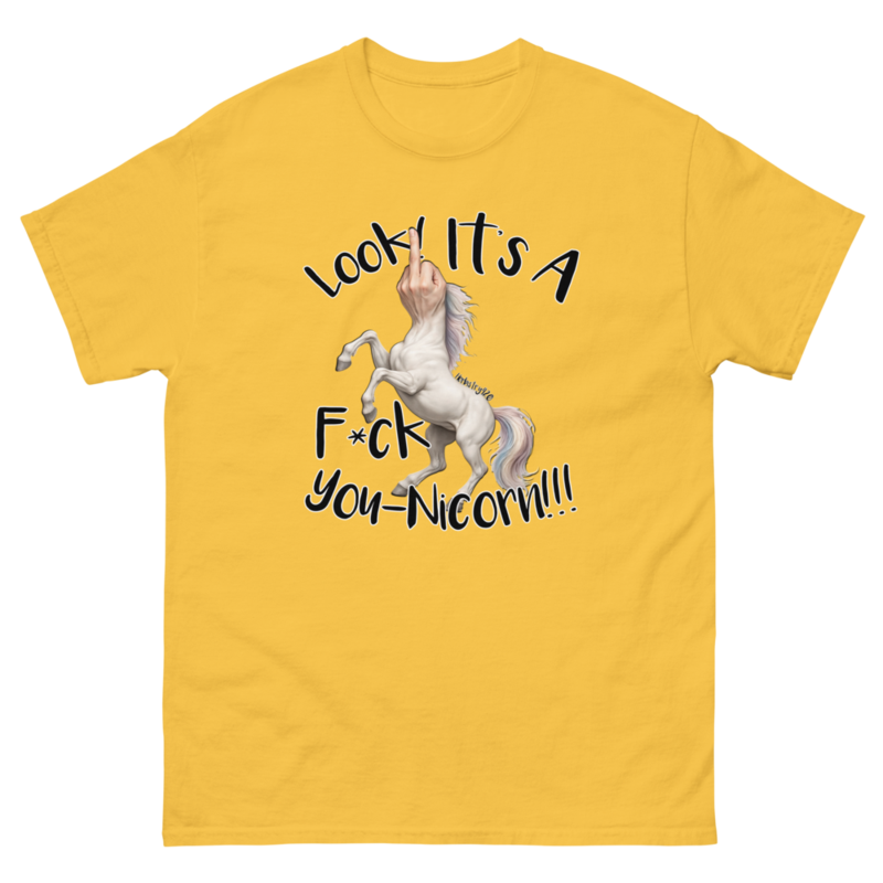 F•ck Unicorn – Unisex classic tee — daisy