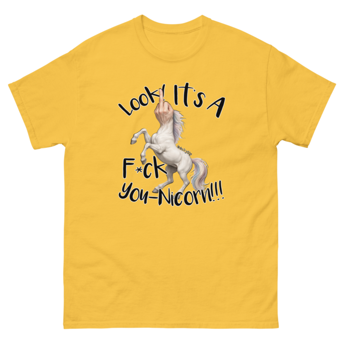 F•ck Unicorn – Unisex classic tee — daisy
