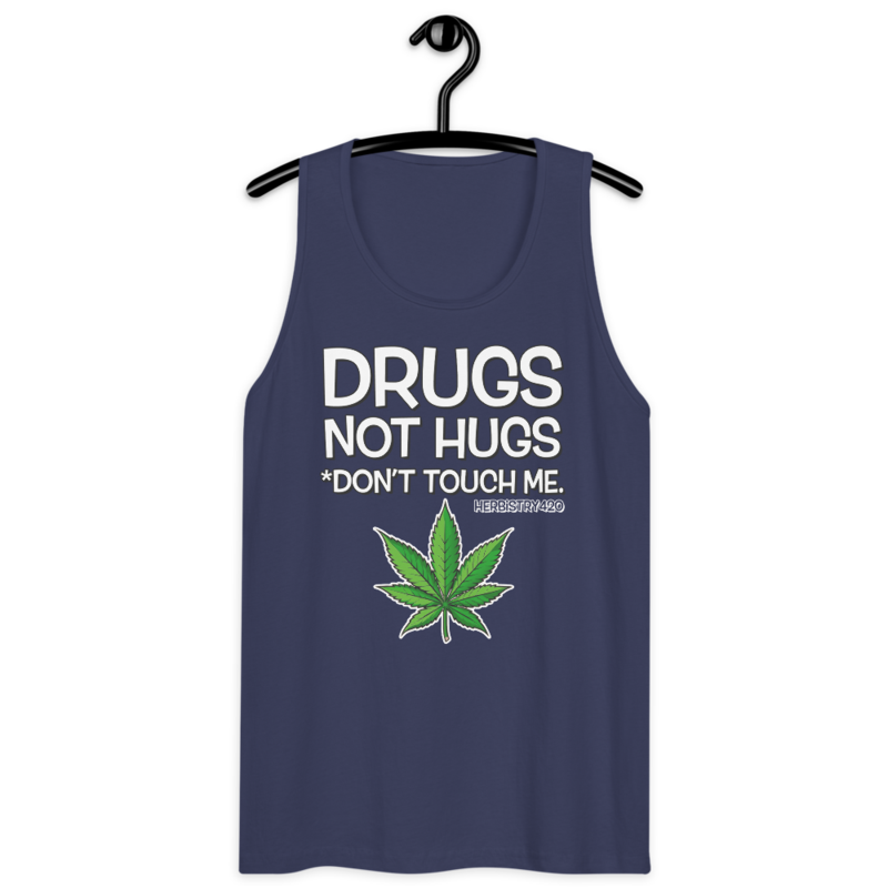 Don't Touch Me – Men’s premium tank top — harbor blue