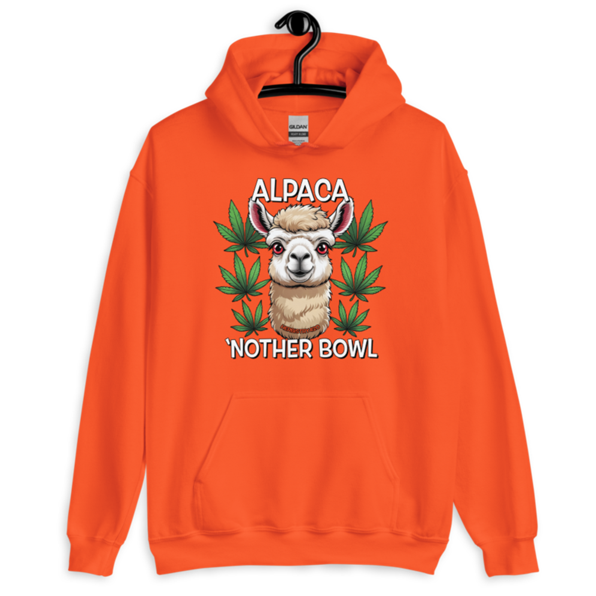 Alpaca 'Nother Bowl – Unisex Hoodie — orange