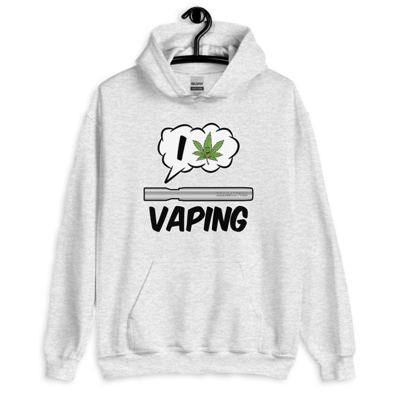 I Love Vaping – Unisex Hoodie — ash