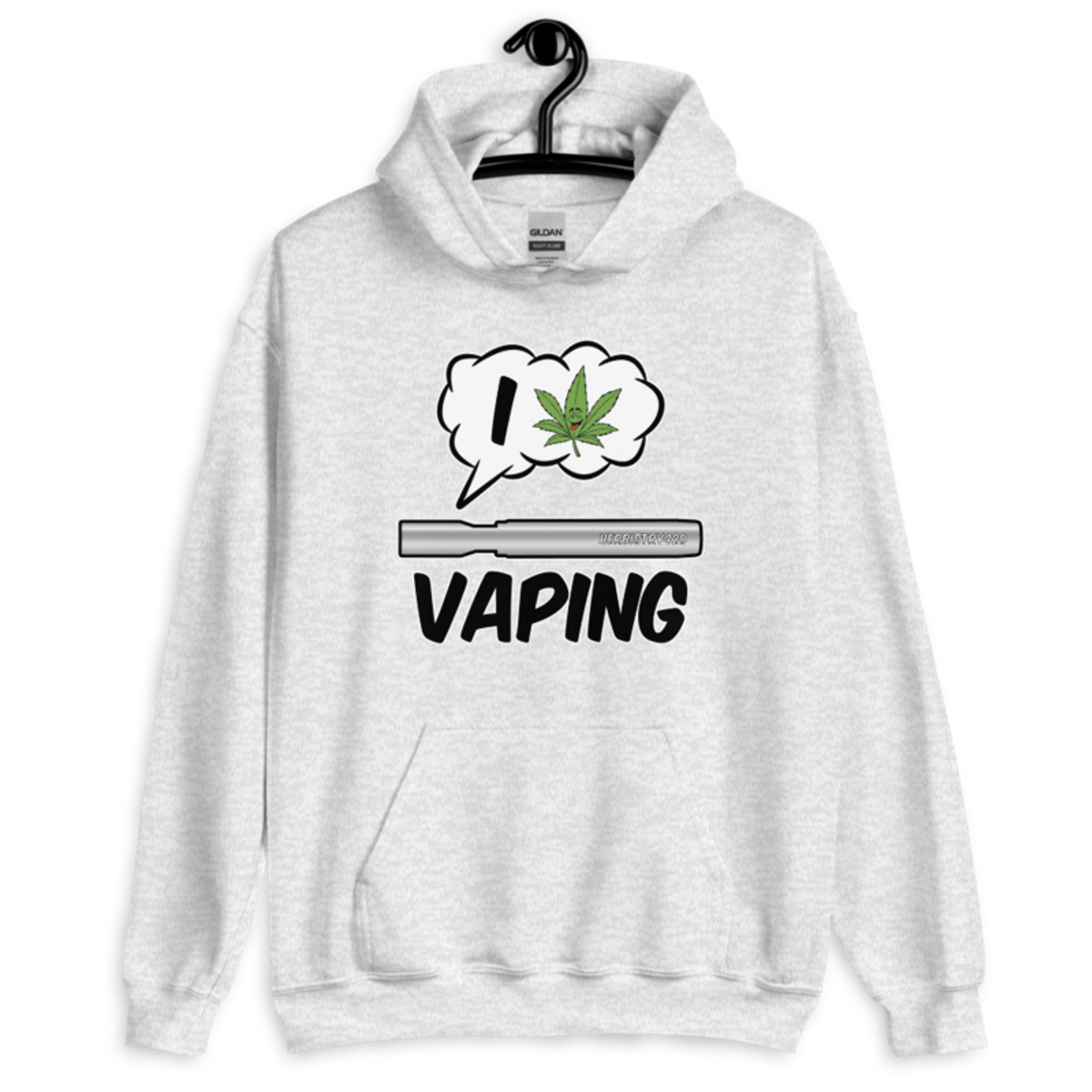 I Love Vaping – Unisex Hoodie — ash