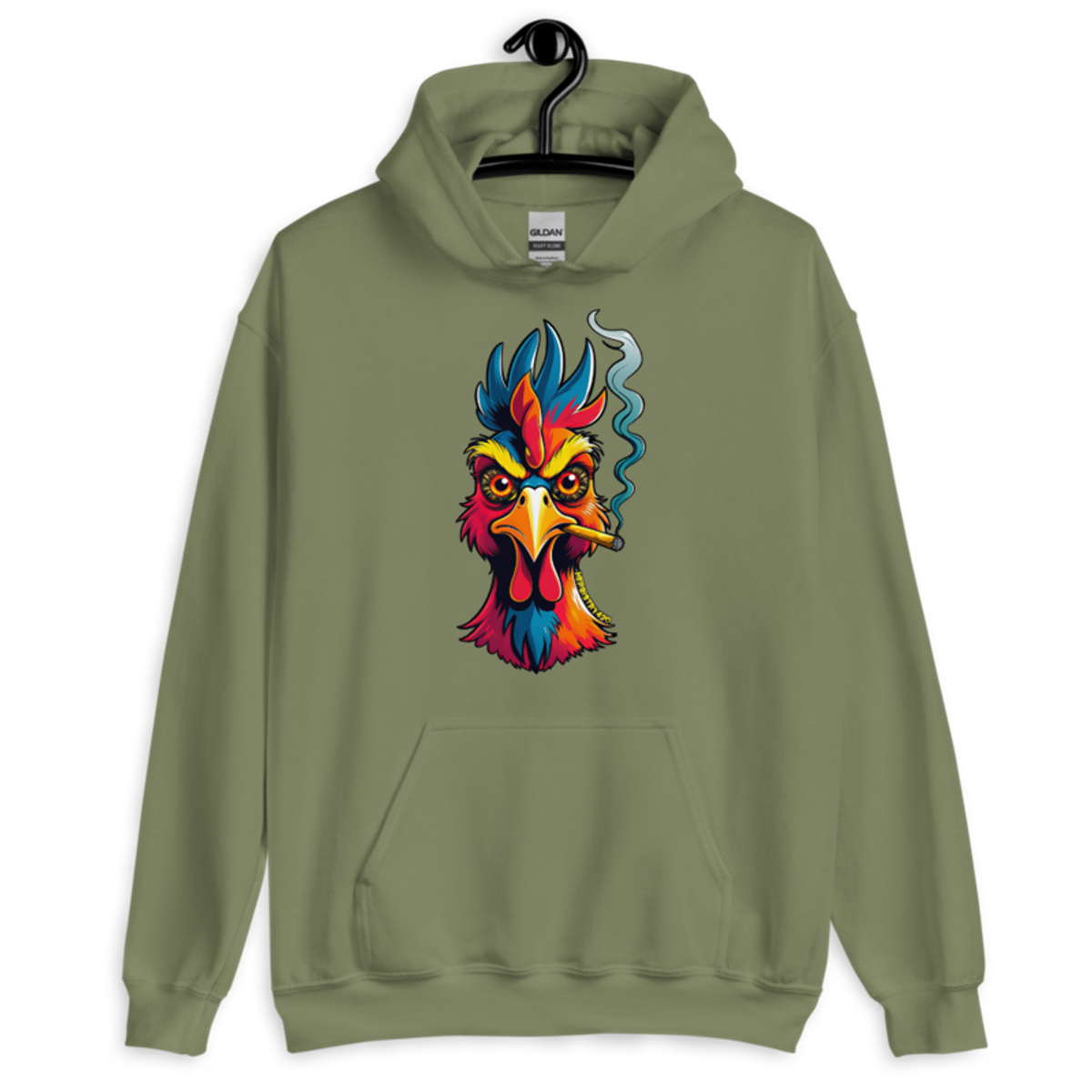 Fried Chicken – Unisex Hoodie — military green