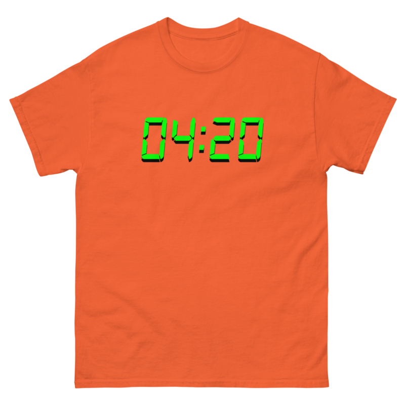 04:20 Digital – Unisex Classic Tee — orange