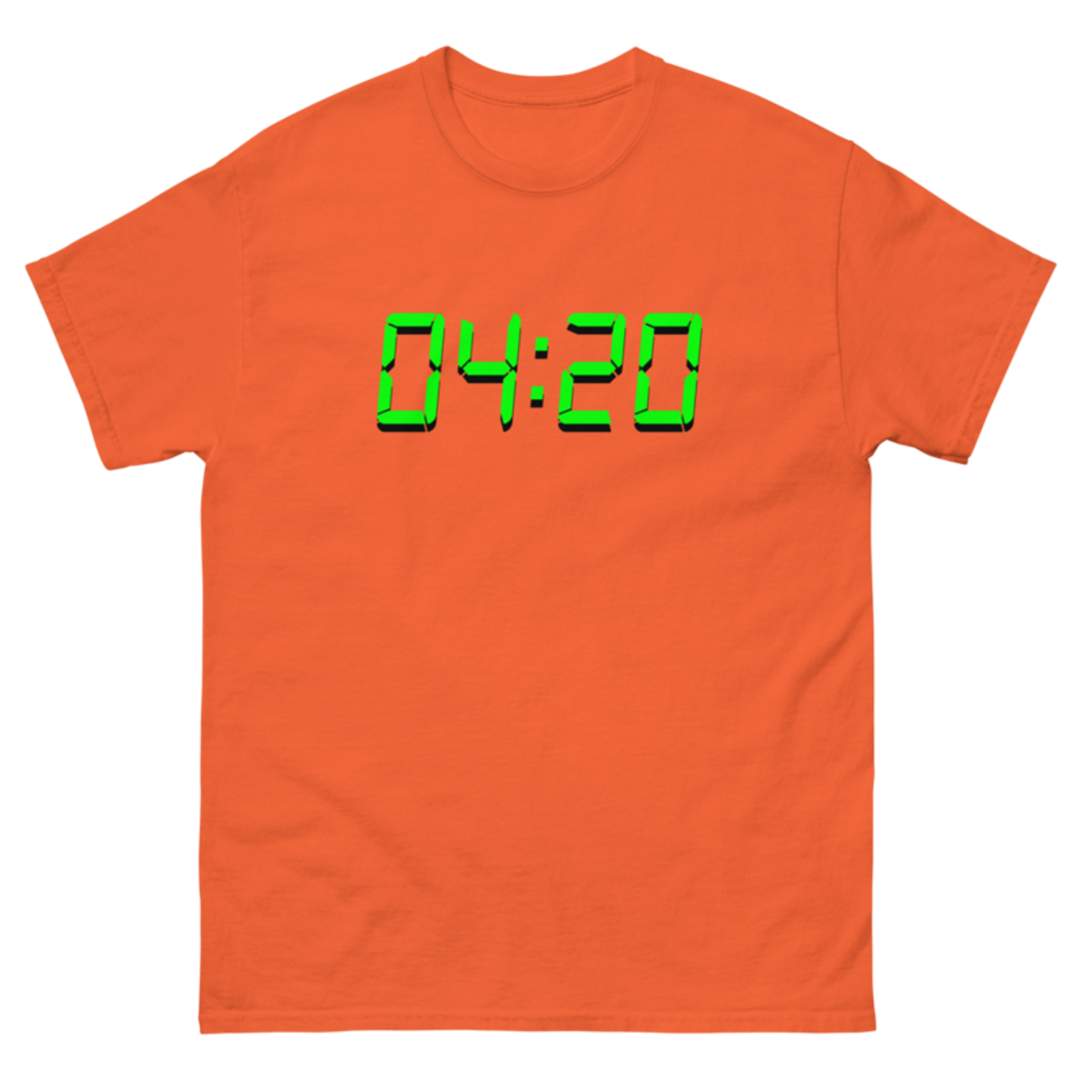 04:20 Digital – Unisex Classic Tee — orange