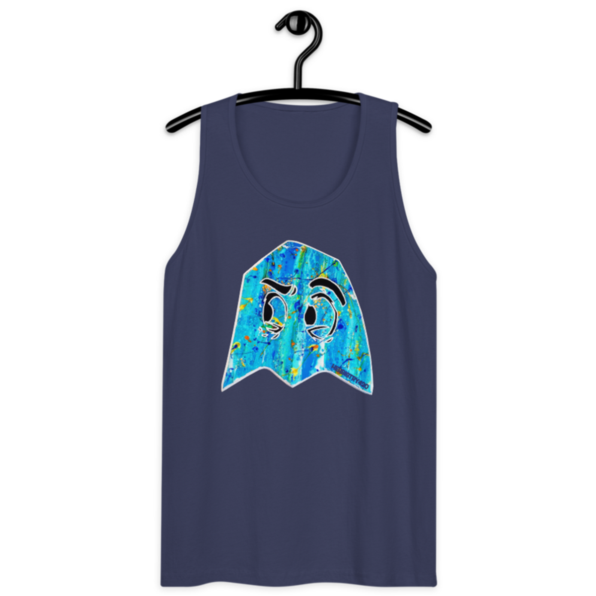 Blue Ghost – Men’s premium tank top — harbor blue