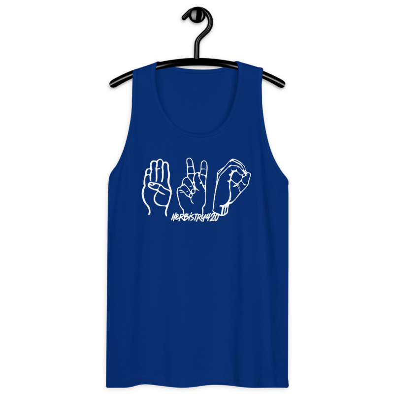 420 Hands – Men’s premium tank top — team royal