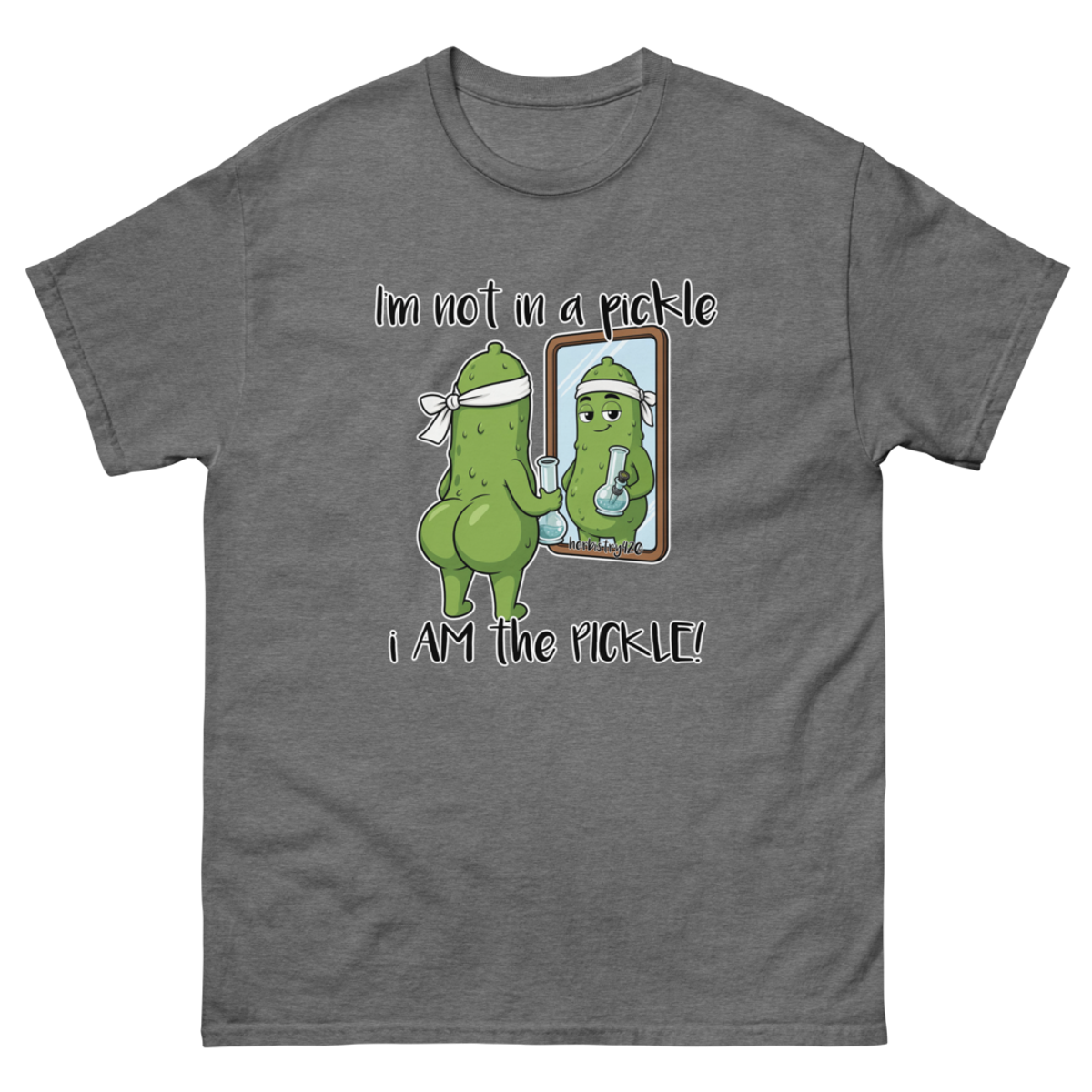 I Am The Pickle – Unisex Classic Tee — graphite heather