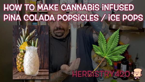 weed pina colada popsicles recipe