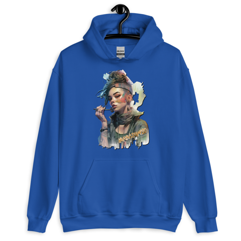 Steampunk Girl 2 – Unisex Hoodie — royal