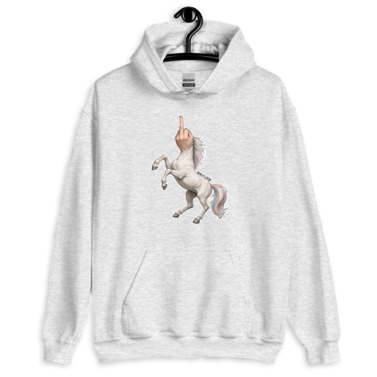 F*ck Unicorn – Unisex Hoodie — ash