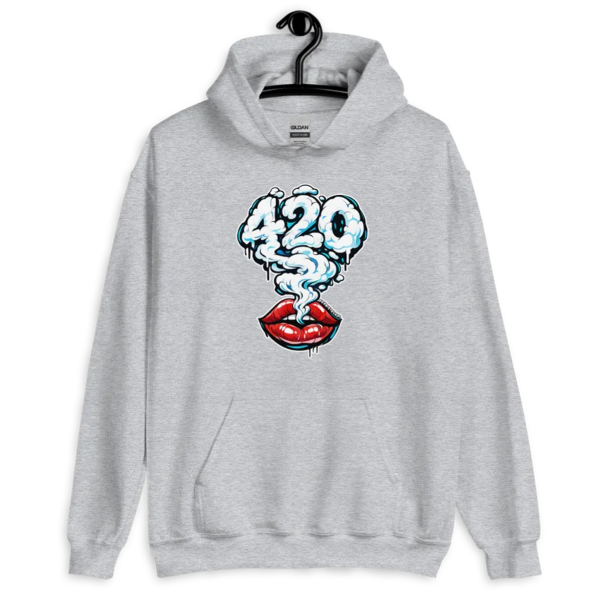 Those Lips – Unisex Hoodie — sport grey