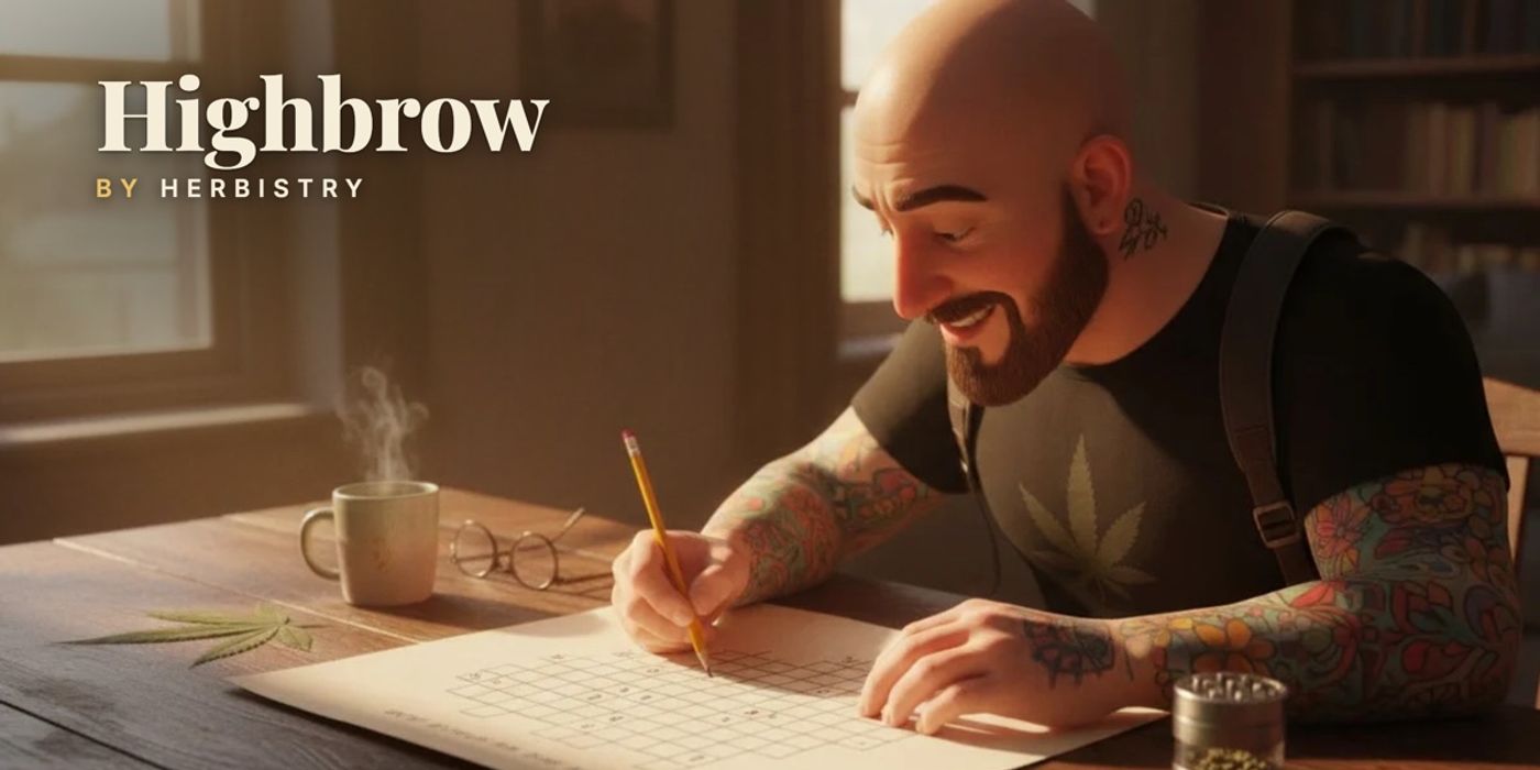 Highbrow daily cannabis crossword leaderboard