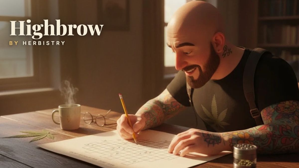 Highbrow daily cannabis crossword leaderboard