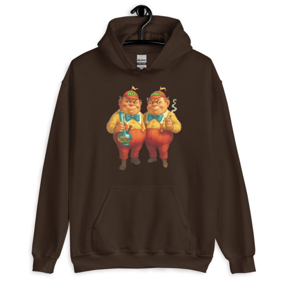 D & D – Unisex Hoodie — dark chocolate