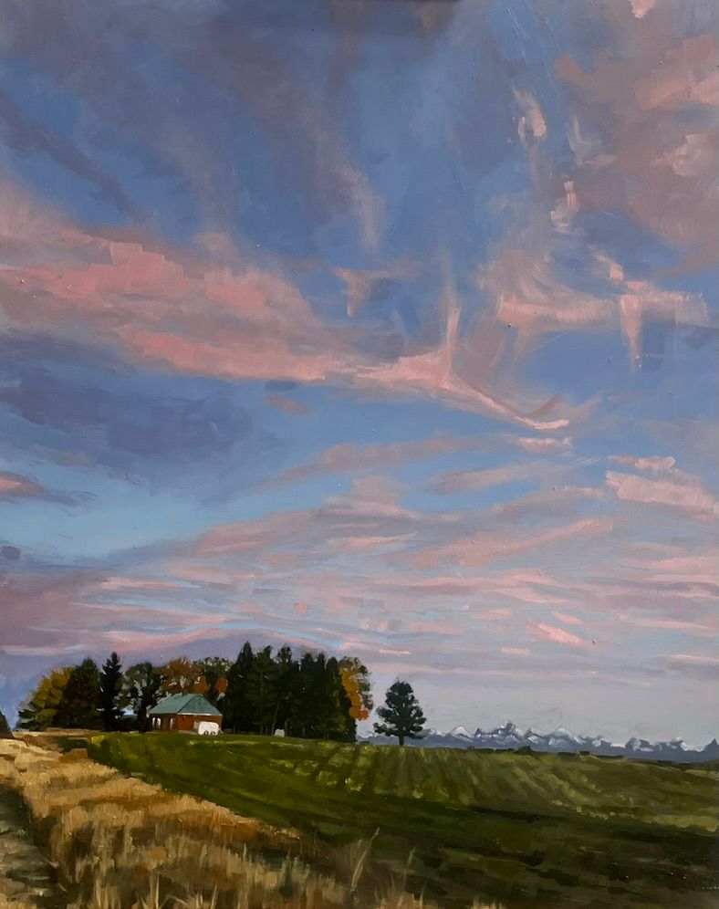 Sunset on the Tetons by Mylie Jane Derrick