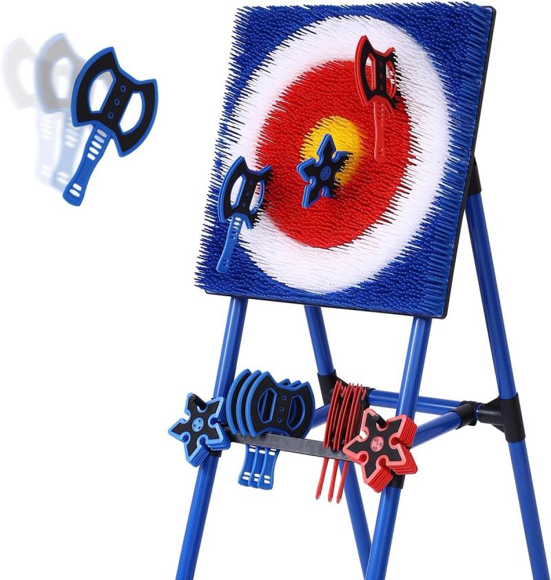 Axe Throwing Game Rental – Unleash Your Inner Lumberjack!  Turn your event into an unforgettable adventure with our Safe Axe Throwing Game! Designed for fun and safety, this game uses safe axes and a sturdy target board—perfect for players of all skill levels. Great for indoor or outdoor use.