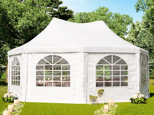 20' x 20' High Peak Octagonal Frame Tent