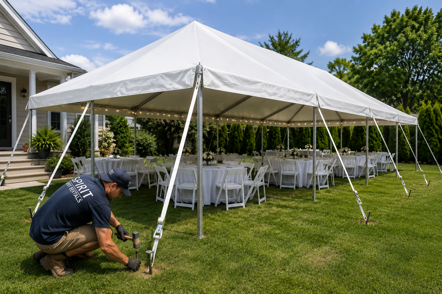 Professional Tent Set Up