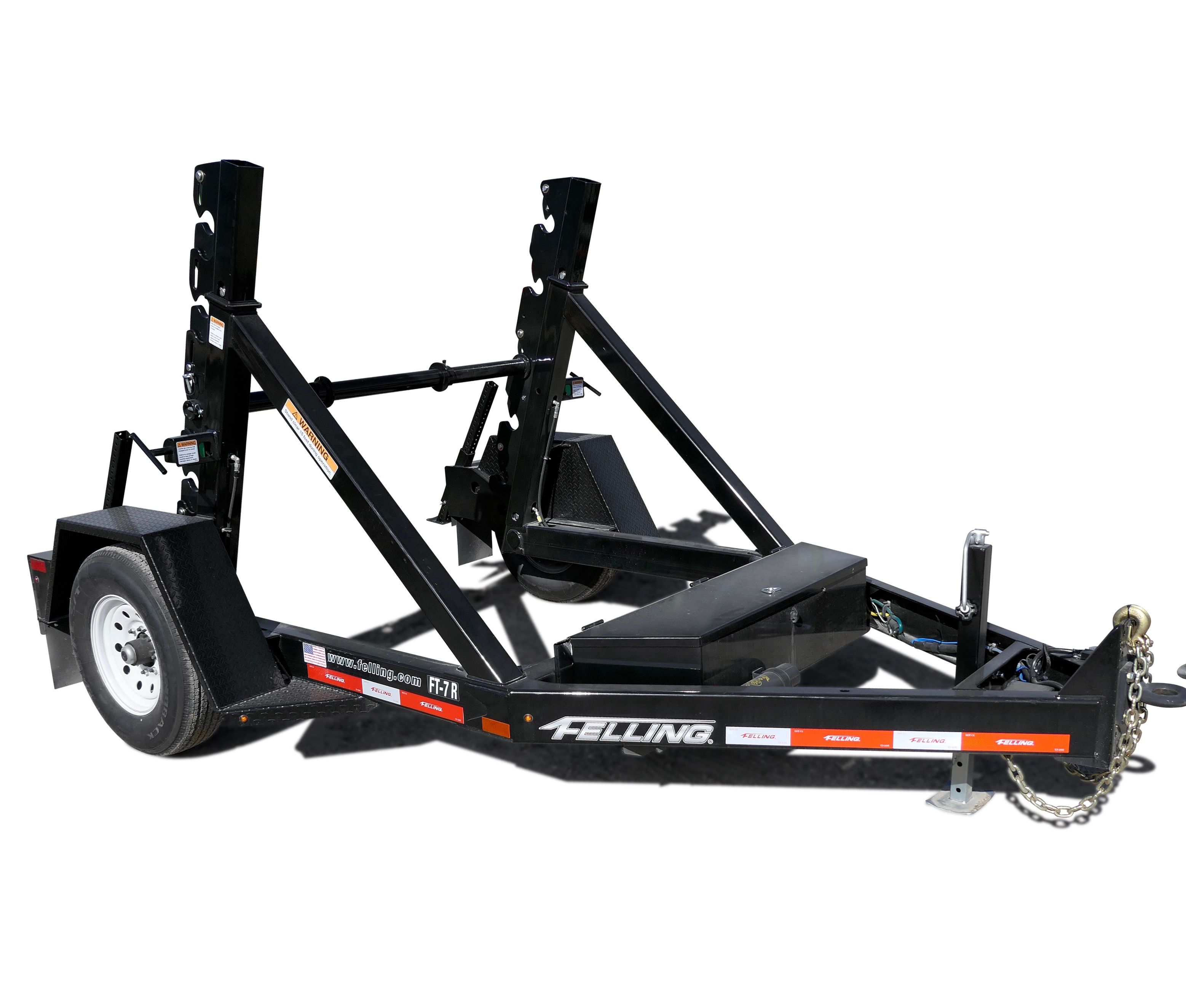 Manual reel trailers