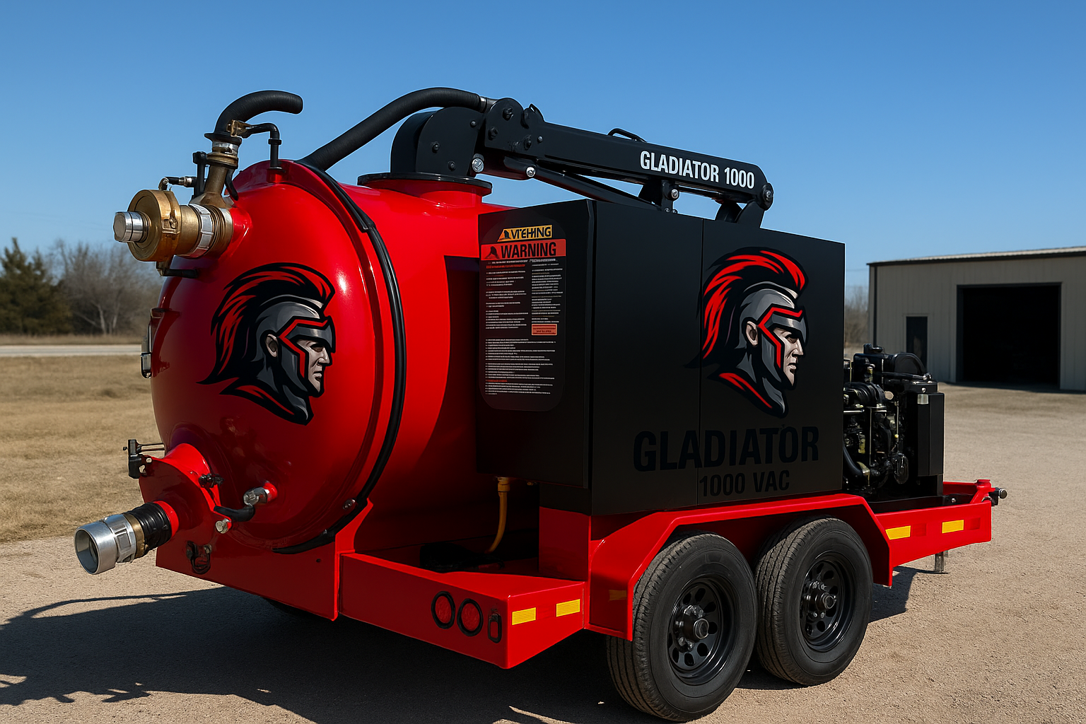 Introducing the new Gladiator GV1000 vacuum excavator!