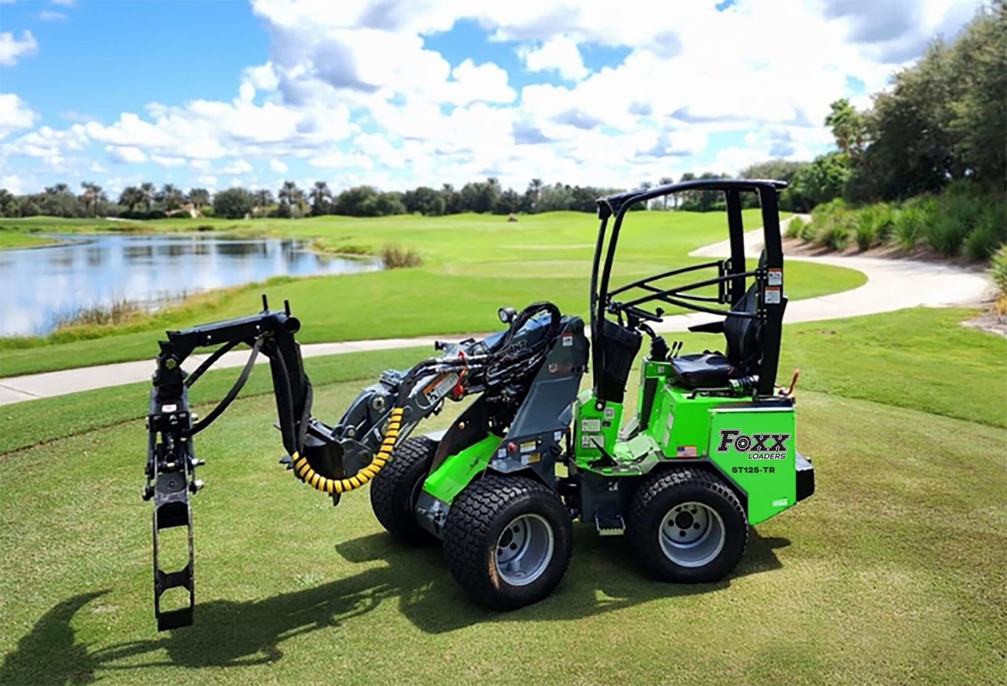 ST125-TR Compact Wheel Loader with Telescopic Reach