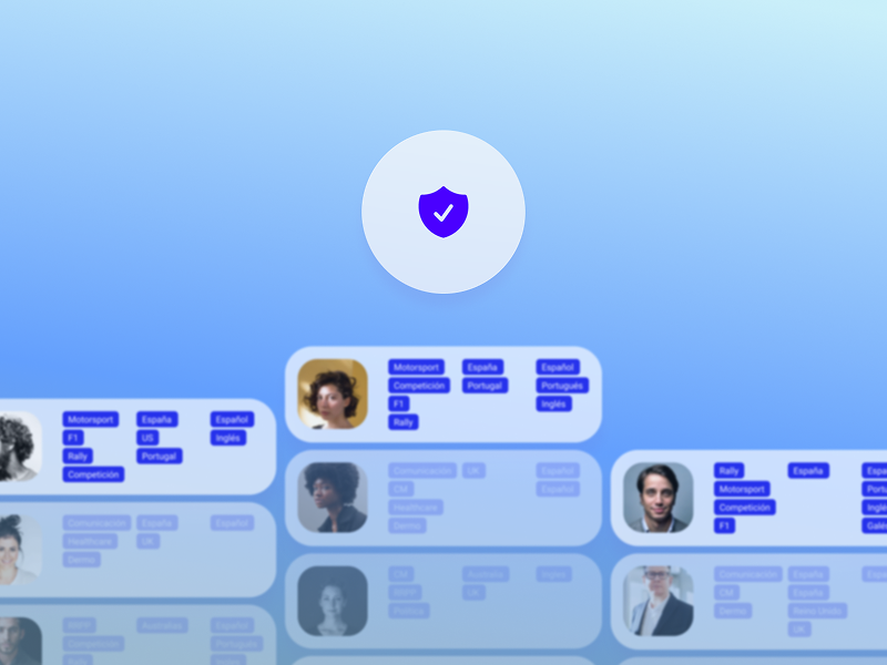 CRM maestro con protección de contactos
