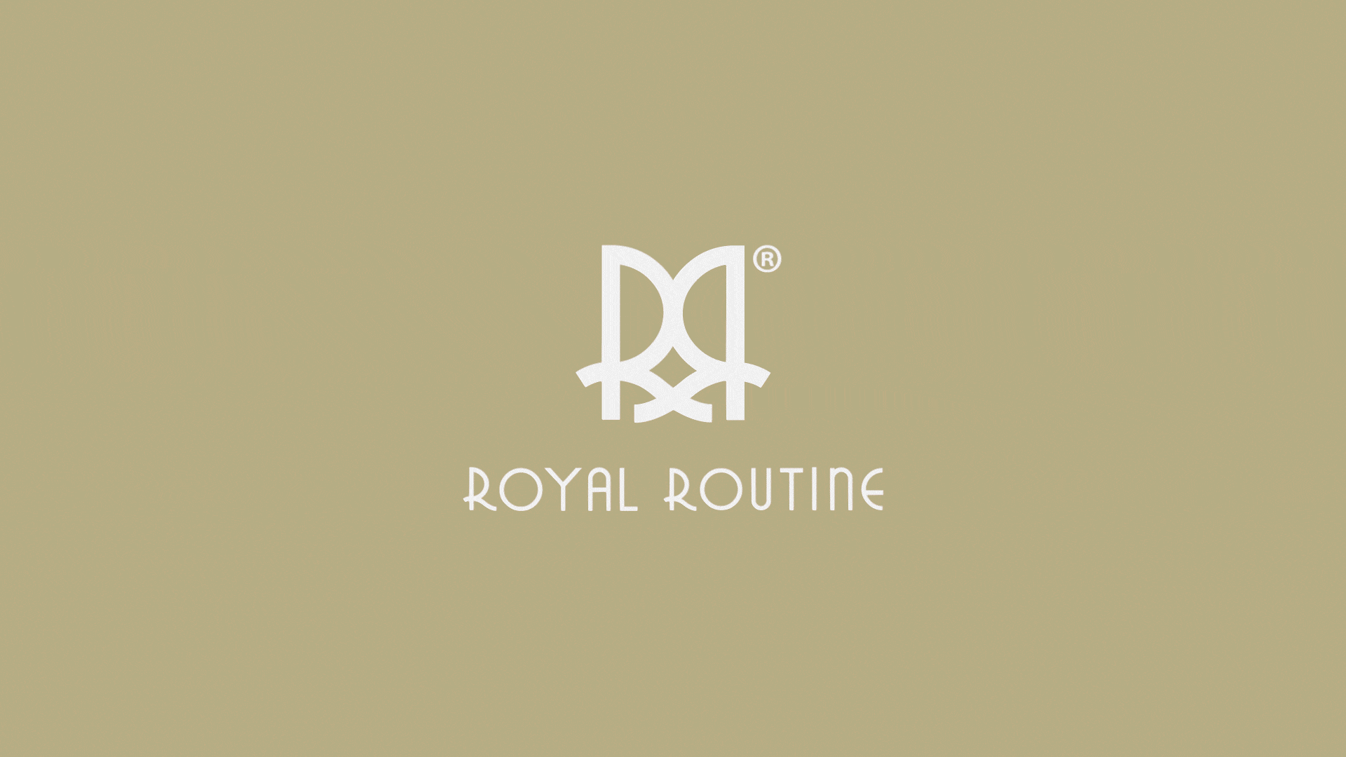 Royal Routine Full Logo by Guste.Design