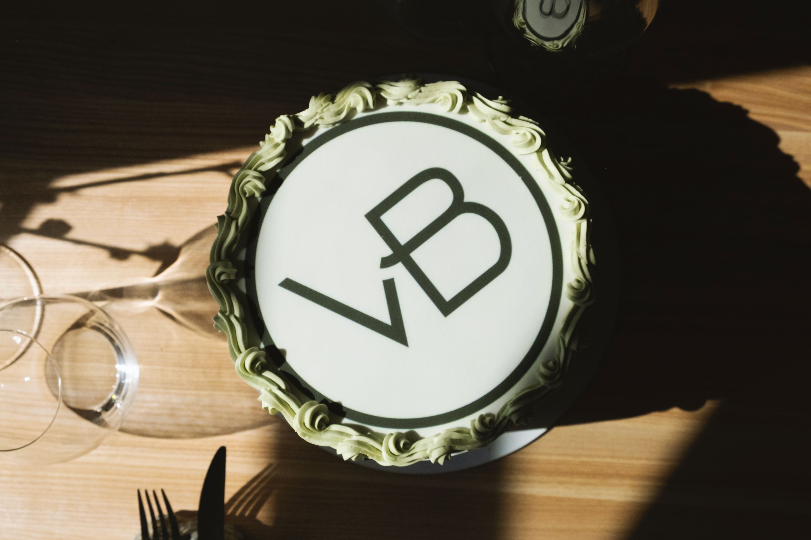 Cake with a logo