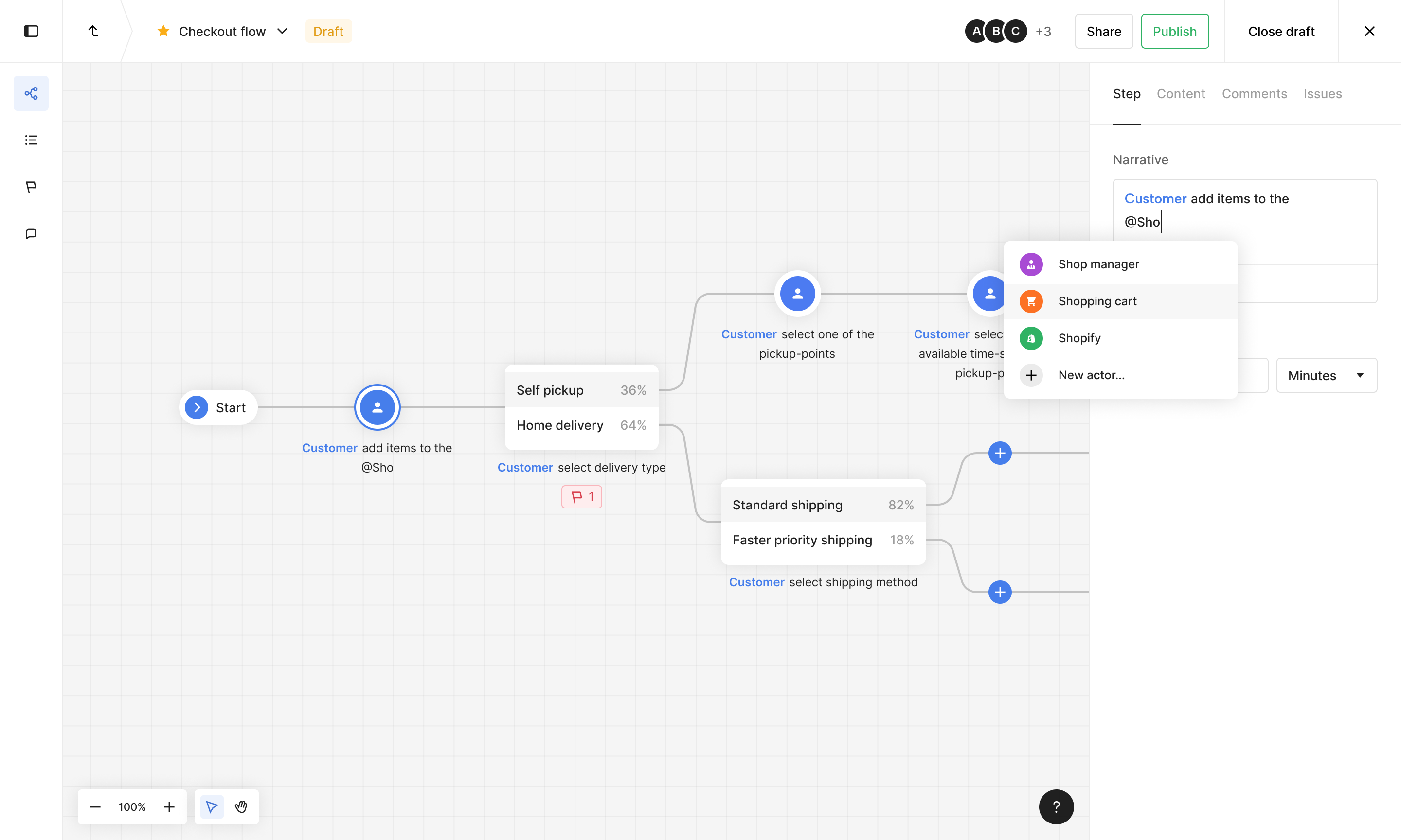 Process mapping in ShiftX