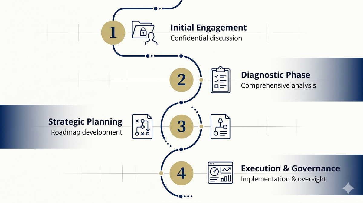 LinkedIn post showing 5 CFO priorities for Q2 2026 with engagement metrics