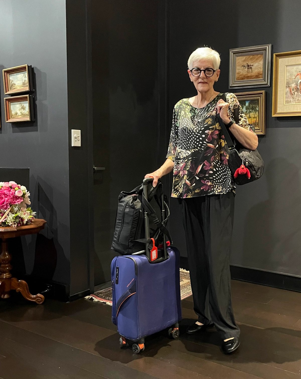 Anne and Len travelling light