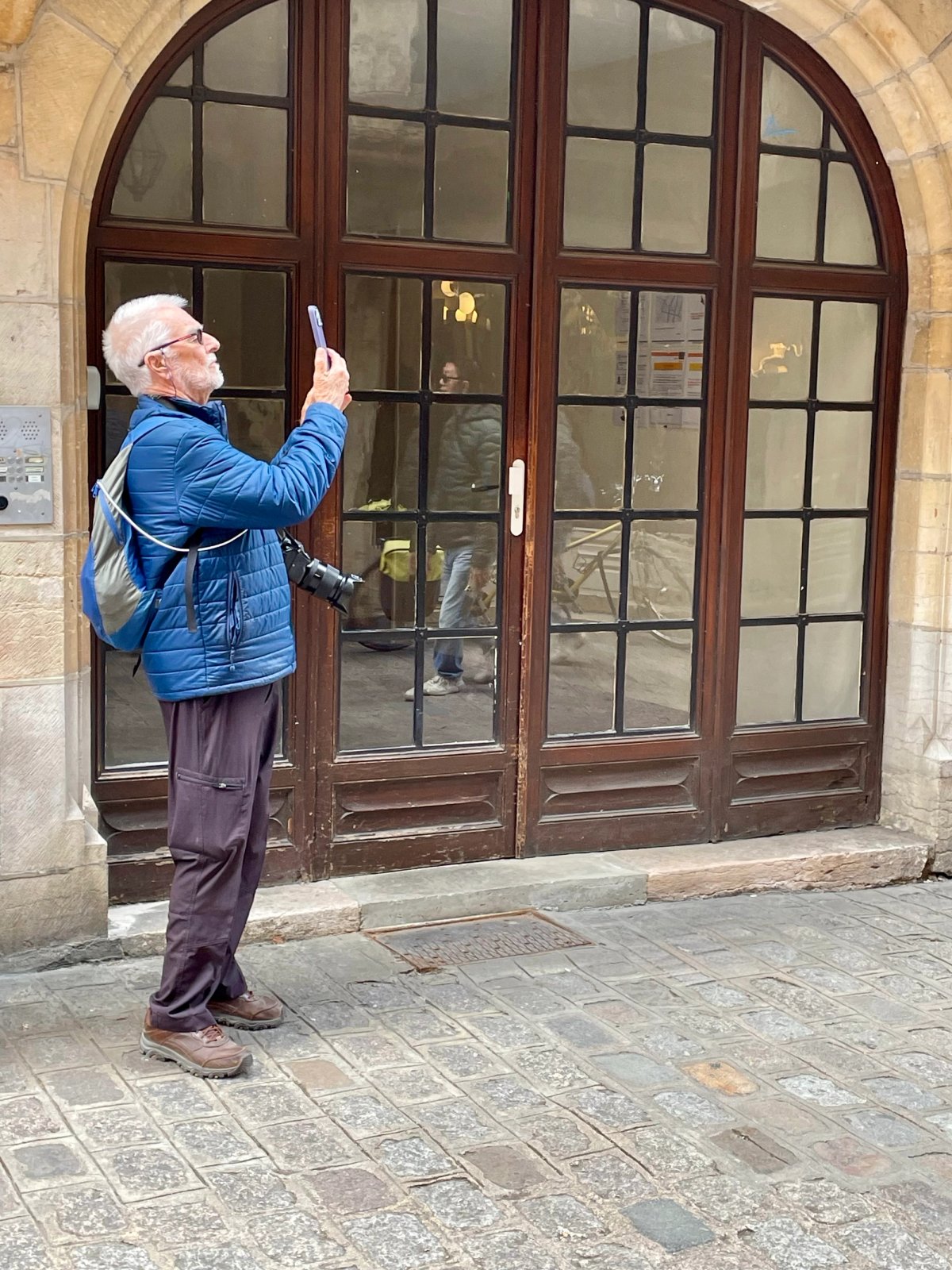 Len with his camera