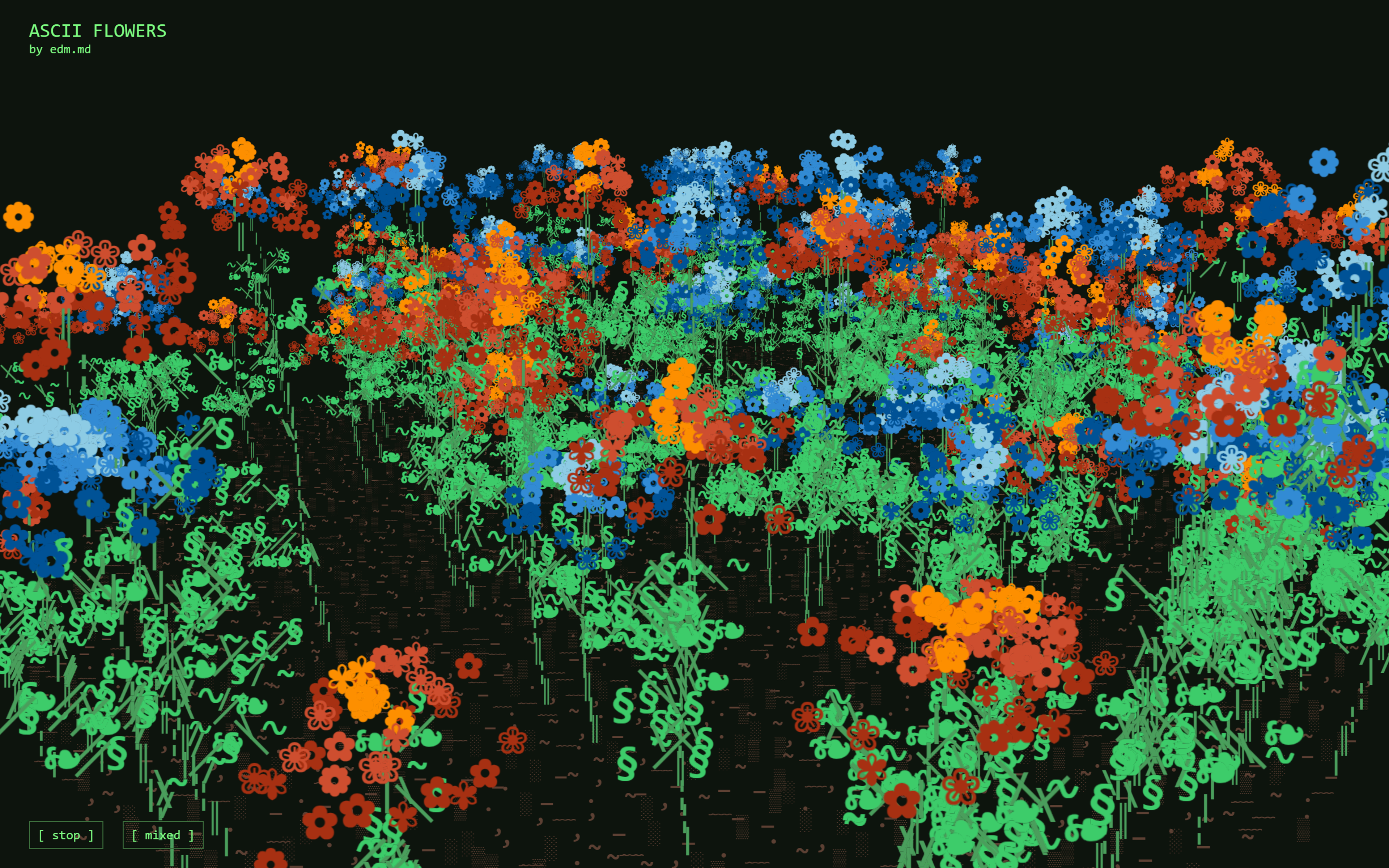 ASCII GARDEN