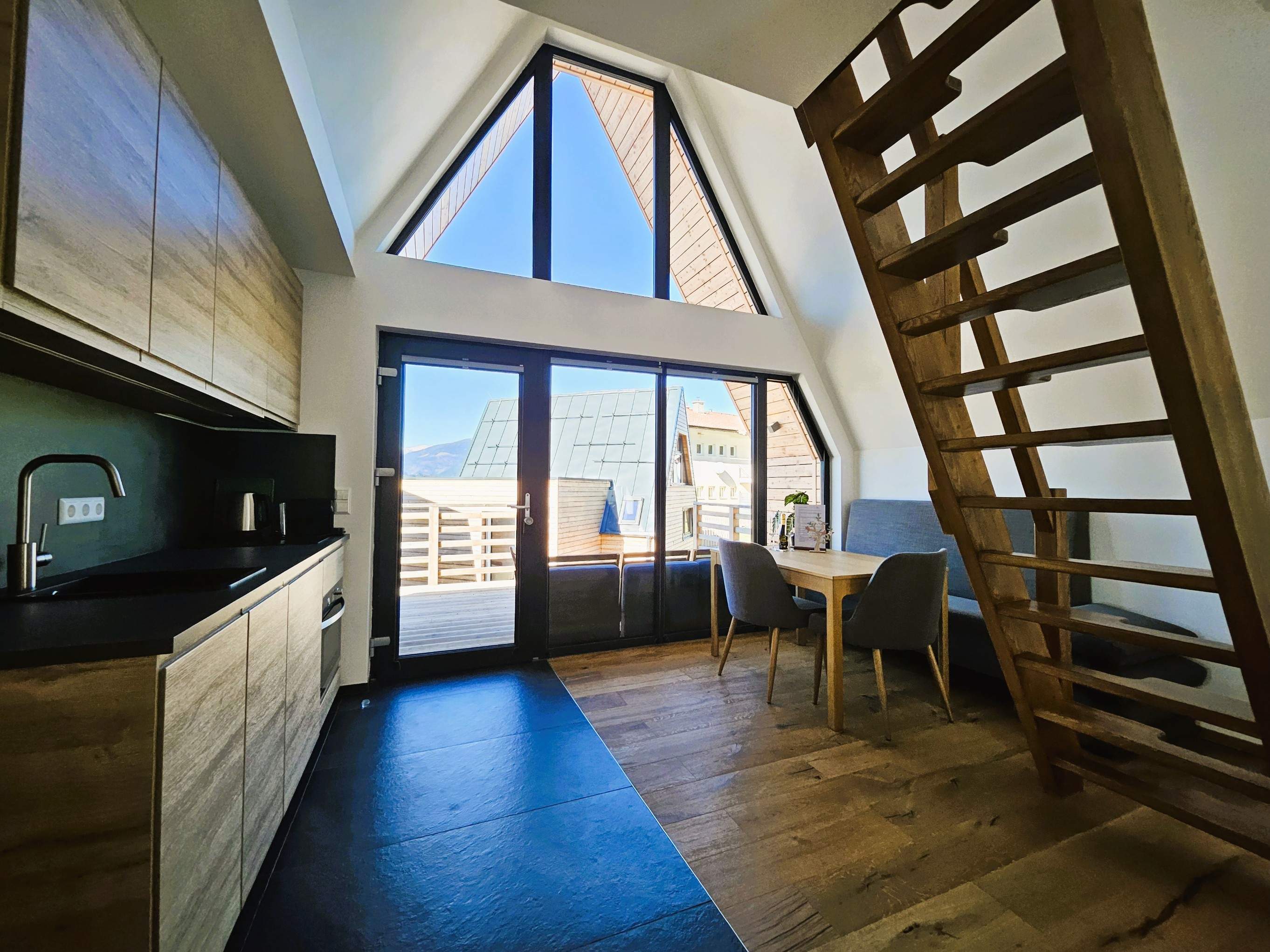 Blick aus dem Chalet