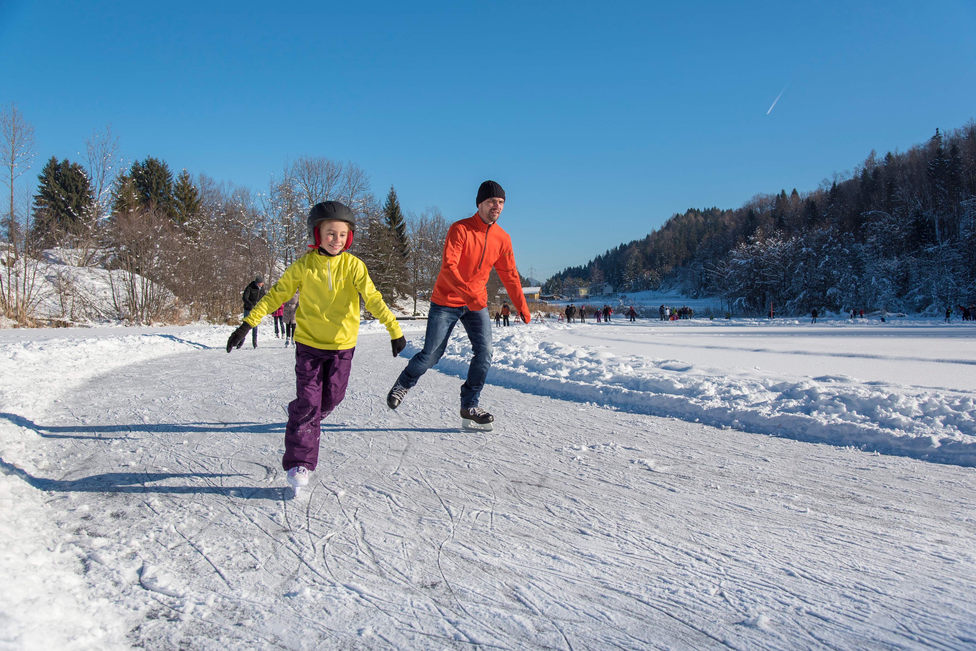 Ice Skating on our lakes