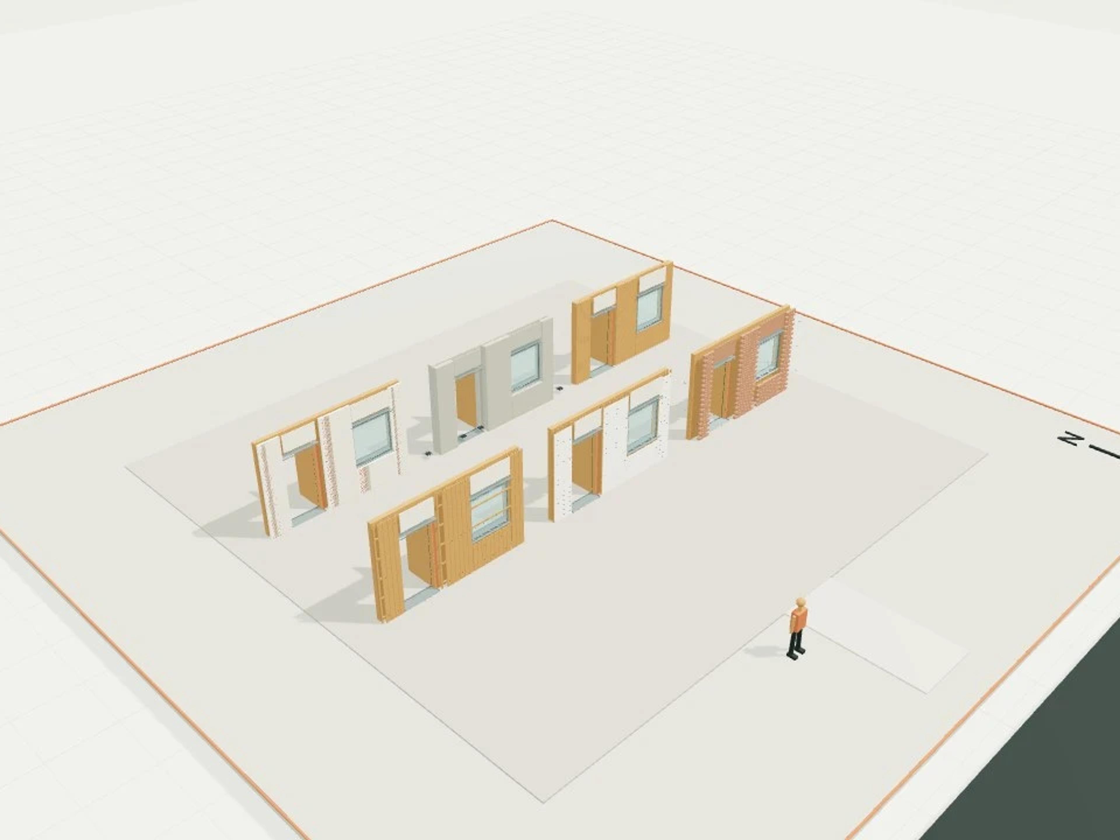 Window + door installation, six cladding systems