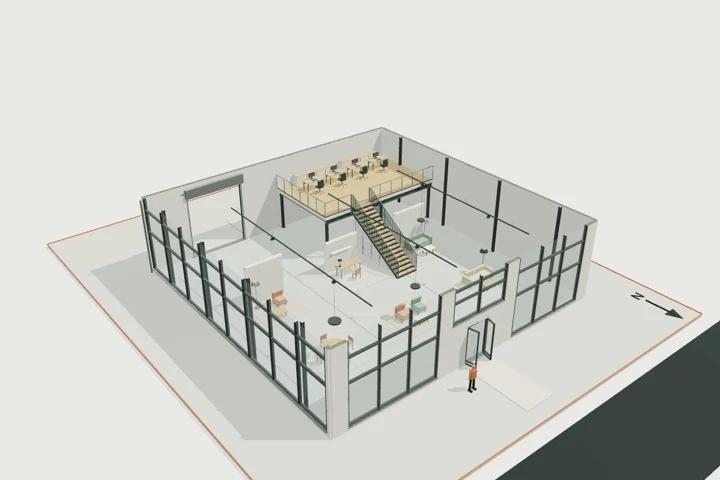 Showroom, 400 m²