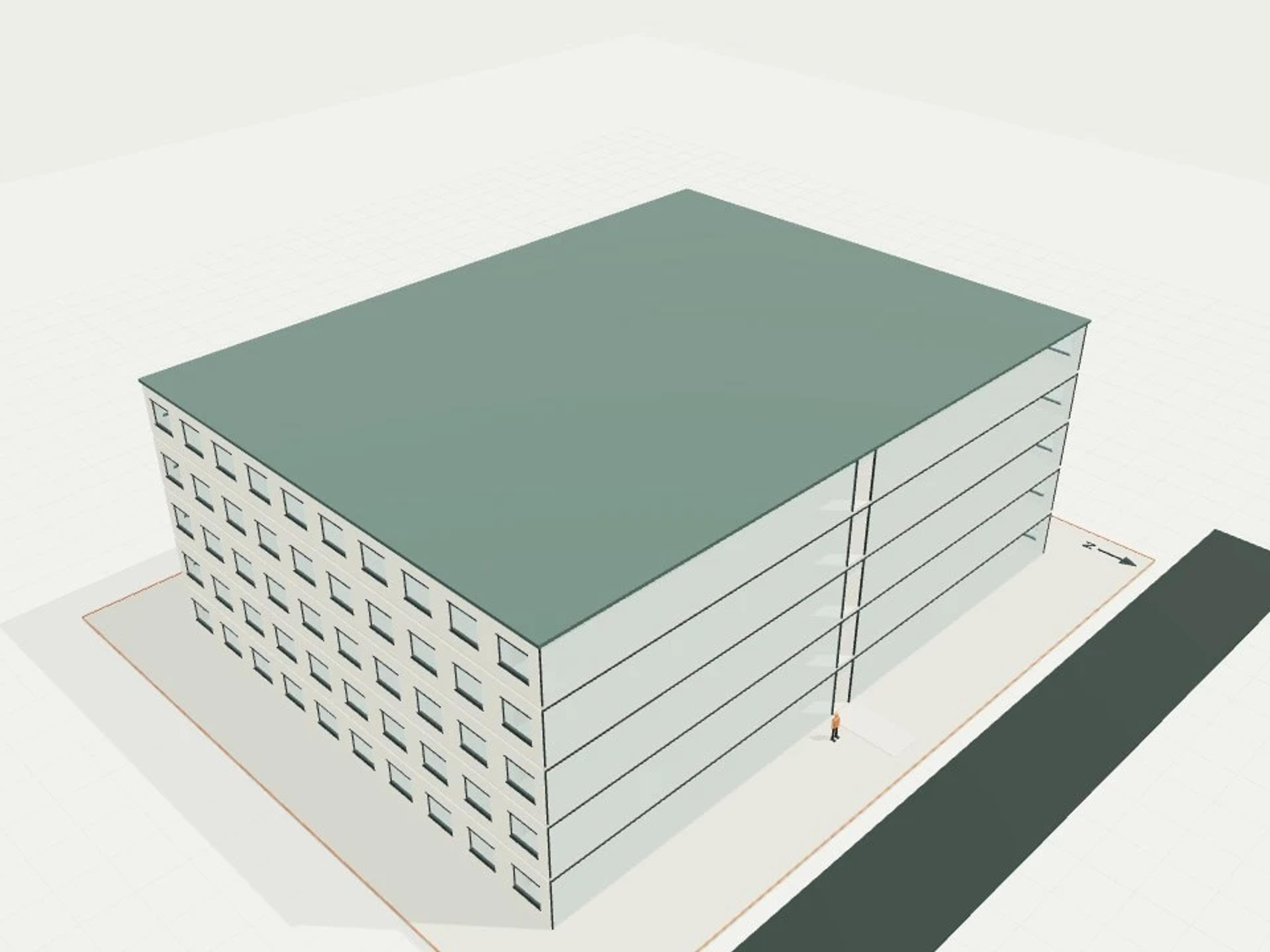 Carpark conversion, 20 apartments, 5 levels