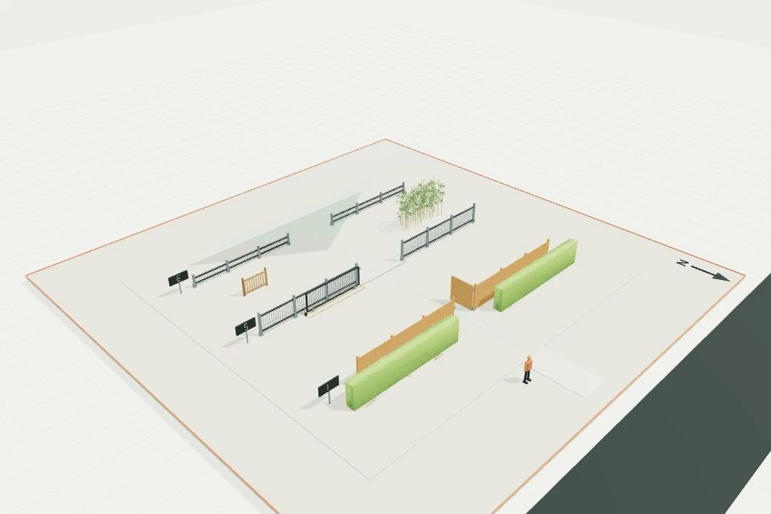 Screen hedge and boundary