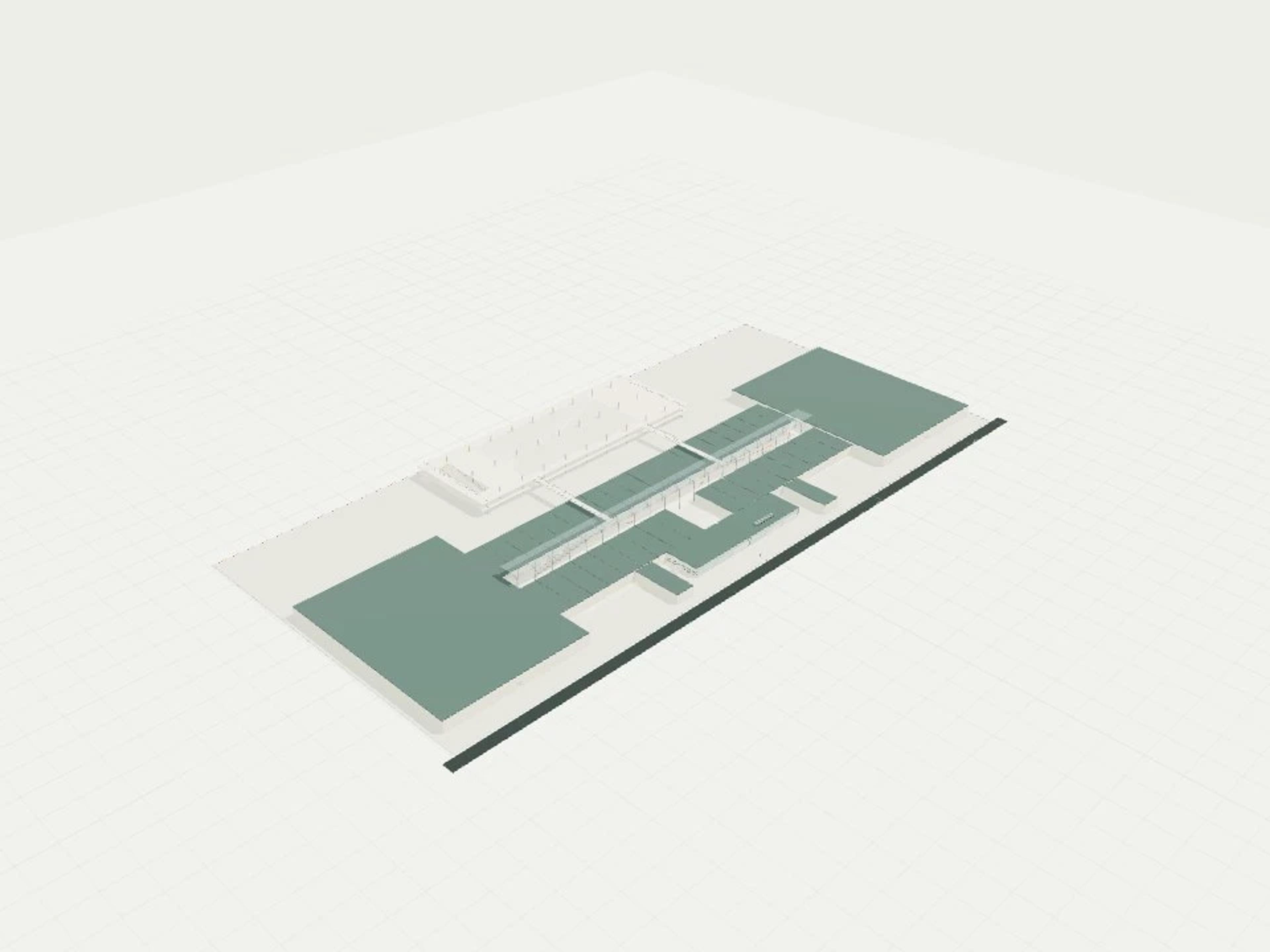 Shopping mall, 25,000 m² GLA