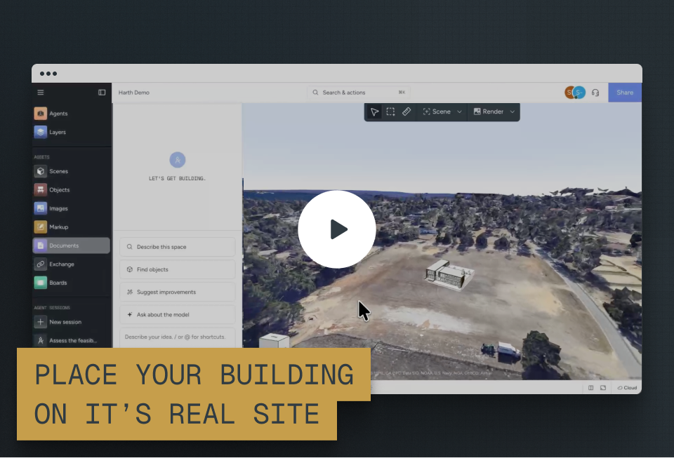 Place Your 3D Building on Its Real Site: 3D Satellite Mode