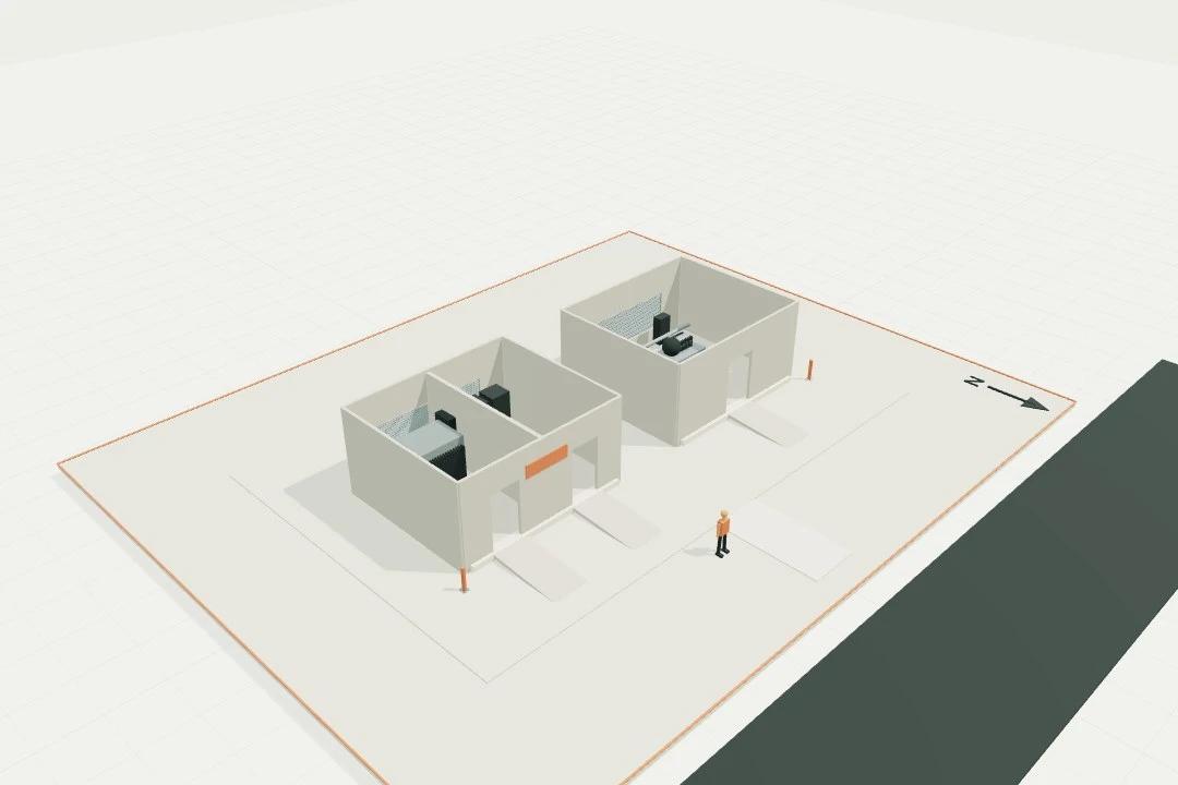 Utility enclosures, pump-house and substation variants