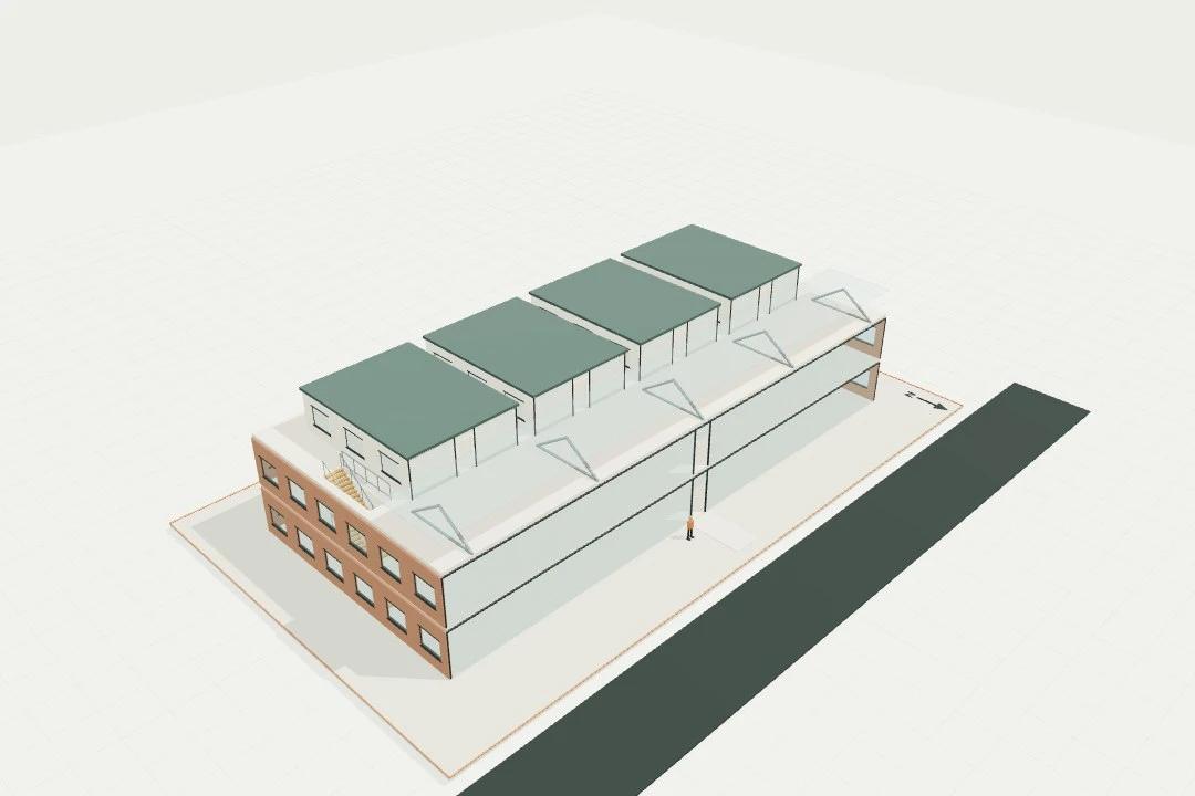 Warehouse conversion, 12 lofts