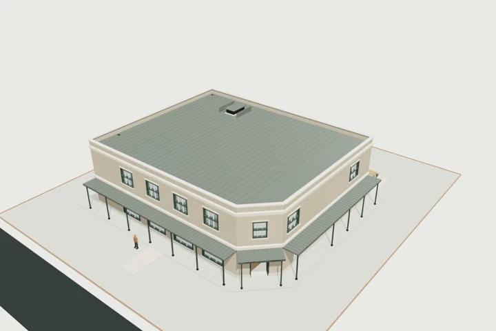 Corner pub, 250 m² bar + 8 rooms