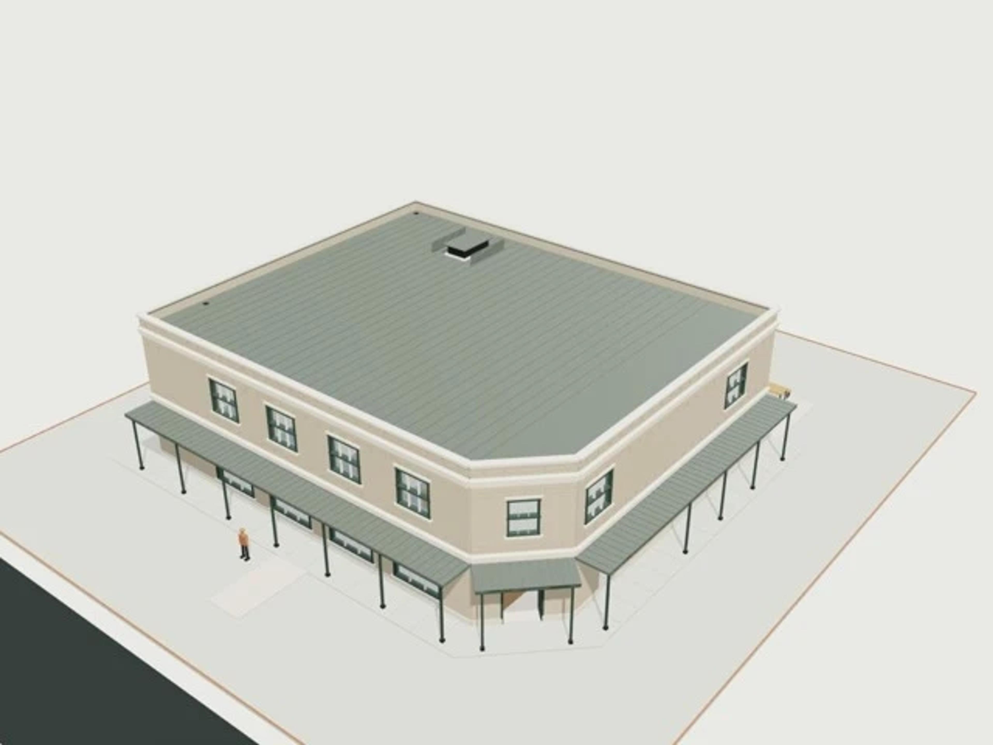 Corner pub, 250 m² bar + 8 rooms