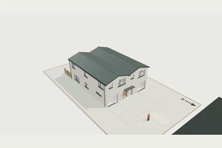 Duplex, 2 × 3 bed, 2 storeys