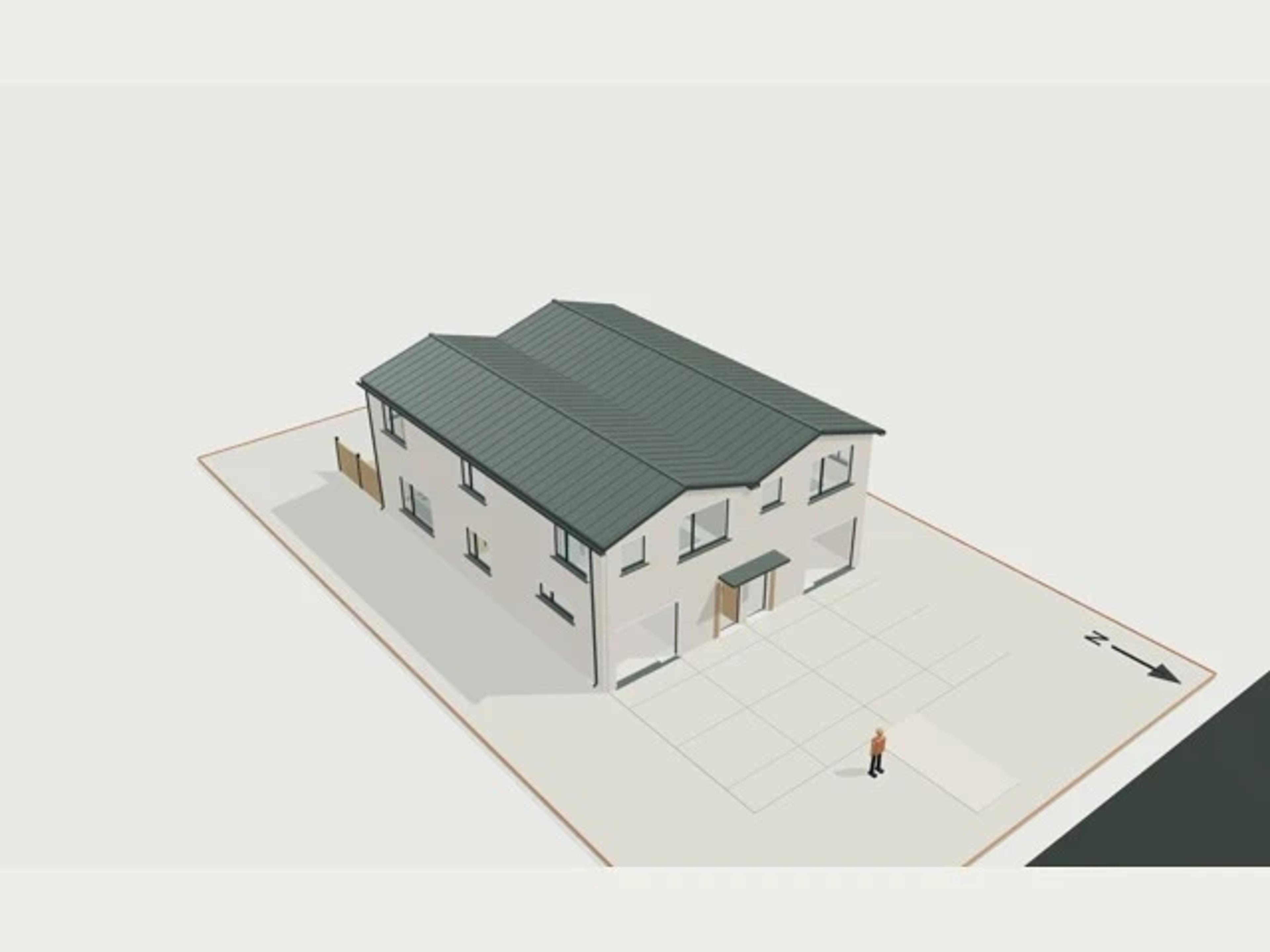 Duplex, 2 × 3 bed, 2 storeys