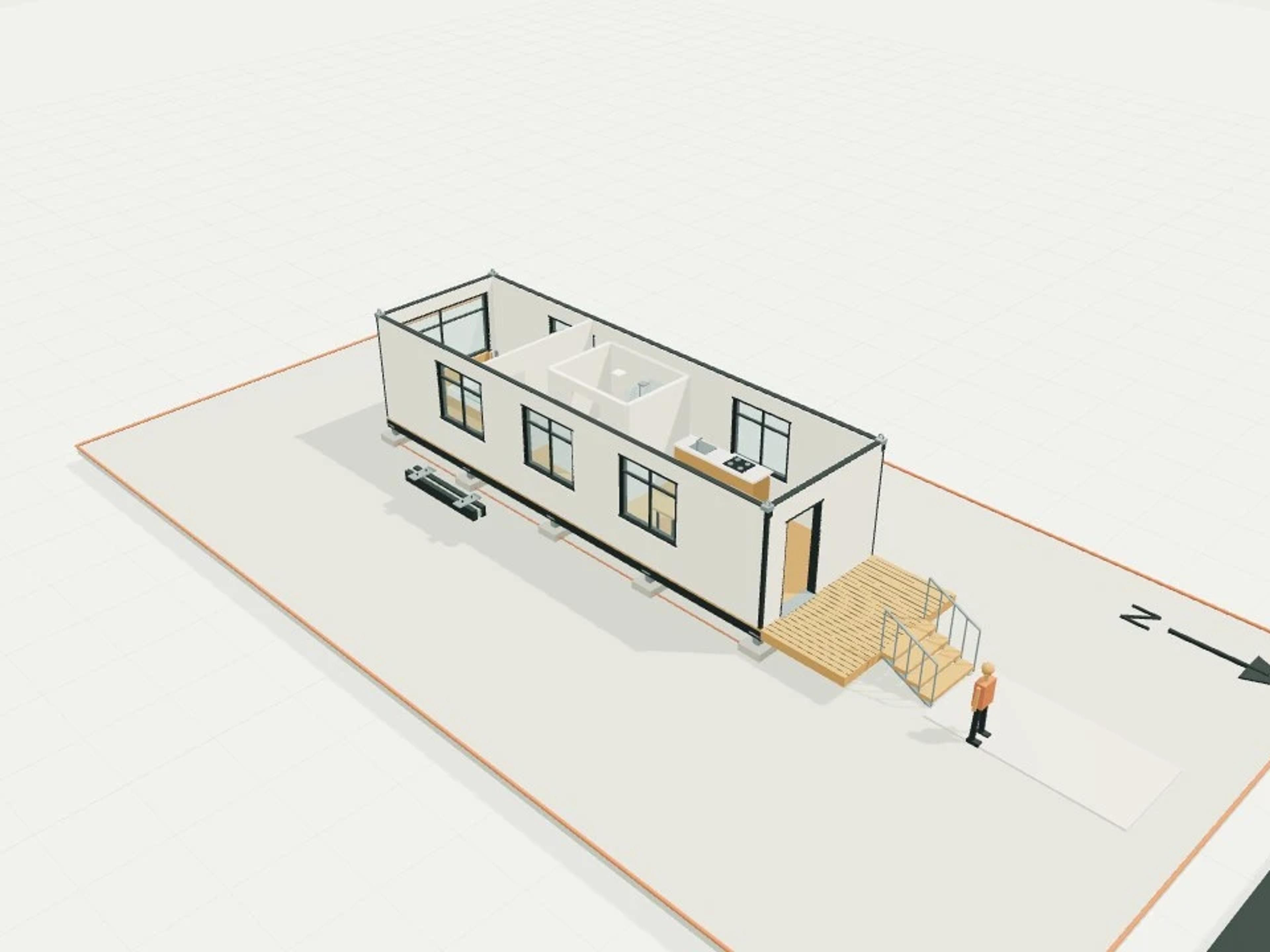 Volumetric module, 3.6 × 12 m — oversize transport